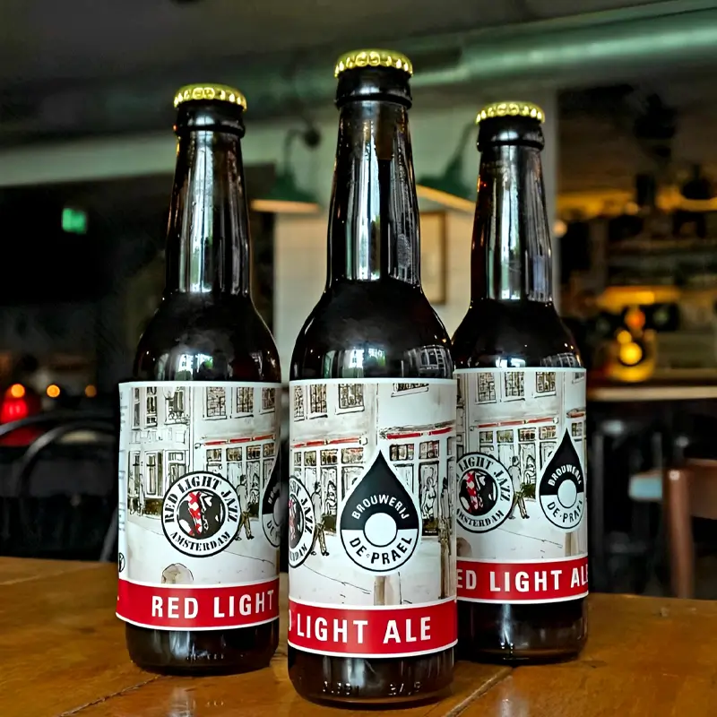 Brewery De Prael, in collaboration with the Red Light Jazz festival, presents Red Light Ale