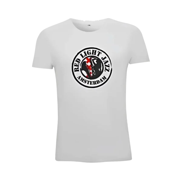 Shirt - Red Light Jazz- White All Time Favorite